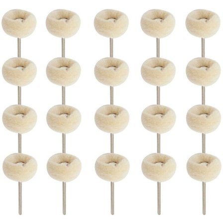 Buffinghjul i ullfilt, Triomphe ullfilt slip huvud DIY snidning slipning polering som trä smycken metall buffing 20 st