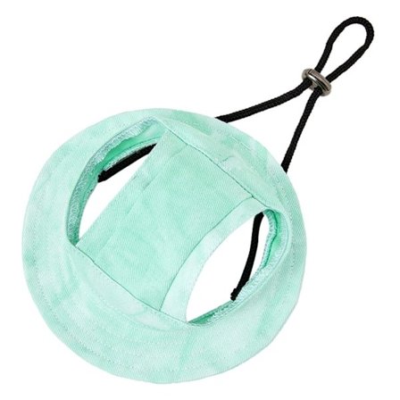 Justerbar hund solhat til udendørs sport UV-beskyttelse hat cap qd bedst grøn L