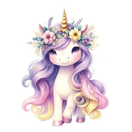 Poster med Enhörning A3