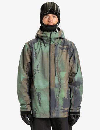 Quiksilver Muldrow 20K Jk - Khaki green - S