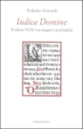 Iudica Domine. Il salmo 35 (34) tra esegesi e spiritualità Federico Giuntoli