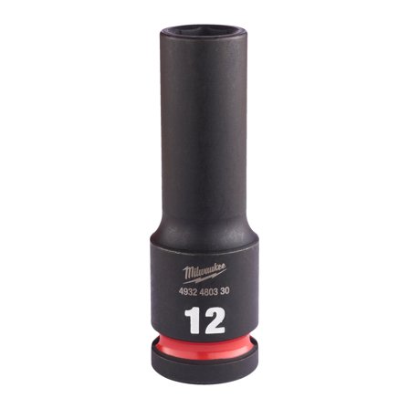 Milwaukee Shockwave Impact Duty Krafthylsa 1/2" fyrkant, djup 12 mm, Skruva
