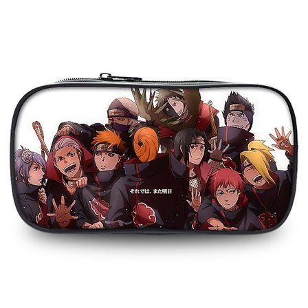 Naruto pennal med stor kapasitet, stasjonærveske for grunnskole- og videregående skoleelever