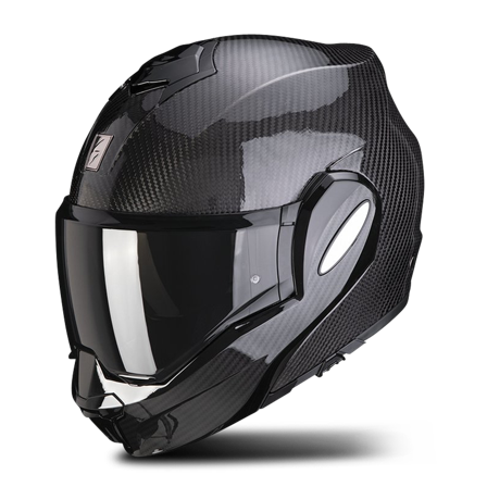 Avattava Kypärä Scorpion EXO-TECH EVO Hiili/Musta XL