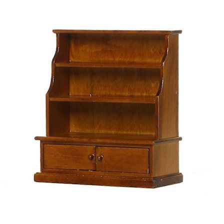 1:12 Dockskåp Miniatyr Möbler Trä Bokhylla Skåp Leksak Handgjord Ebenholts Hylla Flerlagers Mini Bokhylla Tillbehör Kit för Dockskåpsdekor Stud