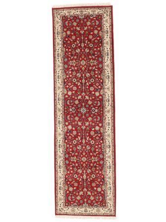Tappeto Orientale Bidjar Indo 76X258 Passatoie Rosso Scuro/Marrone (Lana, India)