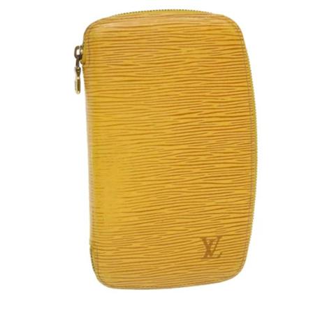 Louis Vuitton Vintage, Pre-owned Leather wallets Geel, Dames, Maat:ONE Size