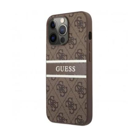 Guess 4g Stripe Fodral Iphone 13 - Brun Brun