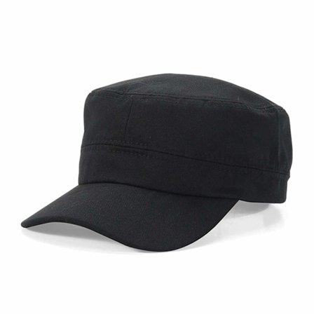 Black Army Cap - Flat Armkeep Militaryps