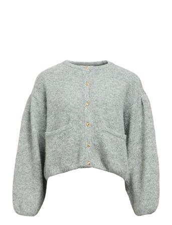 Objsaggia Lo L/S Knit Cardigan 135 Grey Object