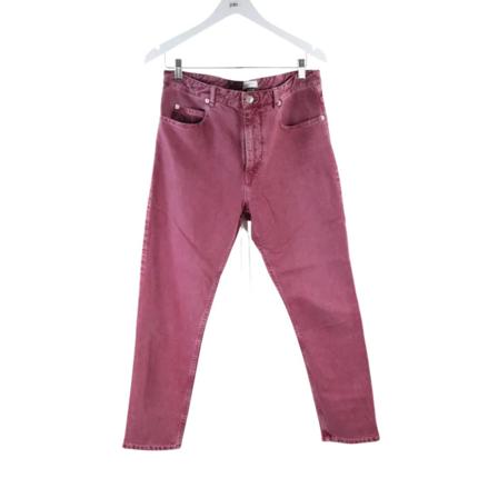 Isabel Marant Pre-owned, Pre-owned Cotton bottoms Paars, Dames, Maat:M,Katoen