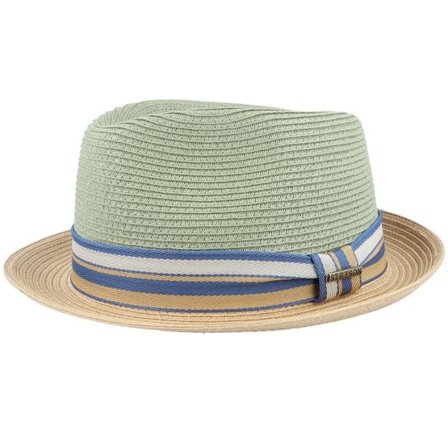 Stetson - Grön trilby Hatt - Toyo Moss/Beige Trilby @ Hatstore