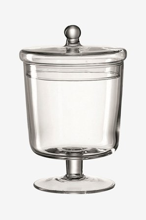 Leonardo - Glasburk Poesia 19 cm - Transparent - Förvaringsburkar - Från Homeroom