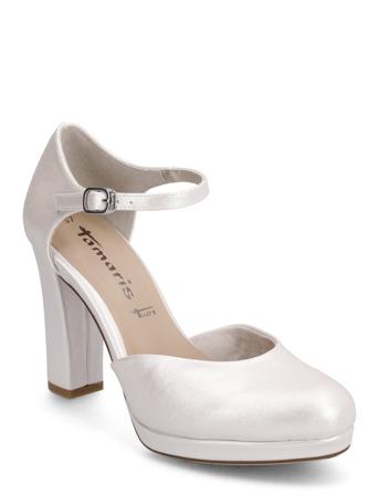Woms Slip-On Shoes Heels Pumps Classic Valkoinen Tamaris
