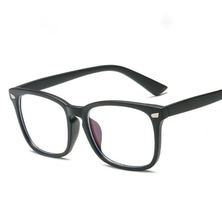 Anti blue light / Anti Blue Light Glasses - Matt Black Black one size