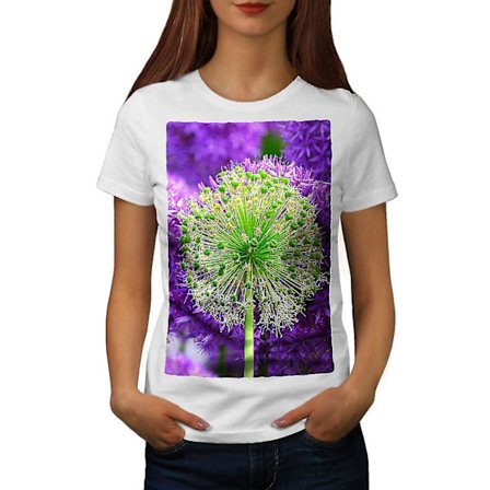 Psychedelic Flower Women Whitet-shirt