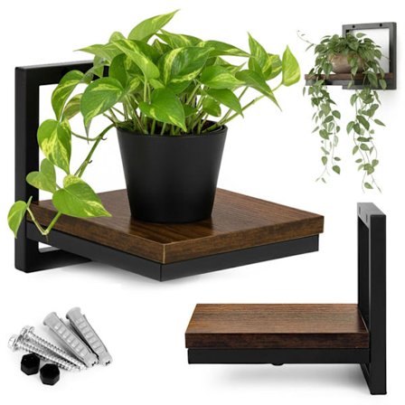 Hängande växthylla – stål och spånskiva, 5 kg kapacitet