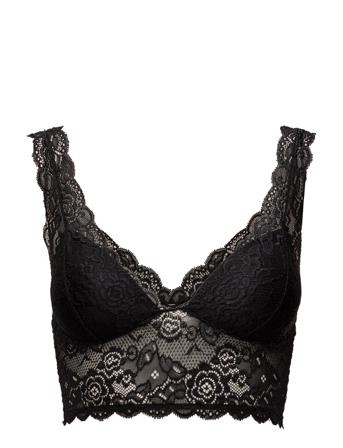 Onlchloe Lace Bra Acc Lingerie Bras & Tops Soft Bras Triangle Bras Svart ONLY