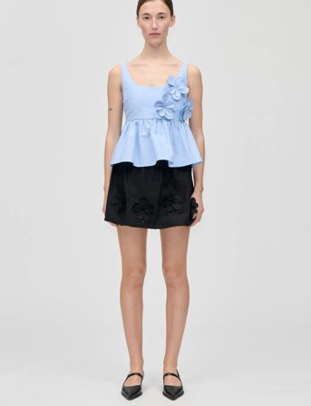 STINE GOYA 2464 Floral Shirting, Floral Mini S - Black - S