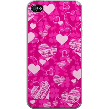 Kompatibelt Mobildeksel til Apple Apple iPhone 4s PopHjerteMønster