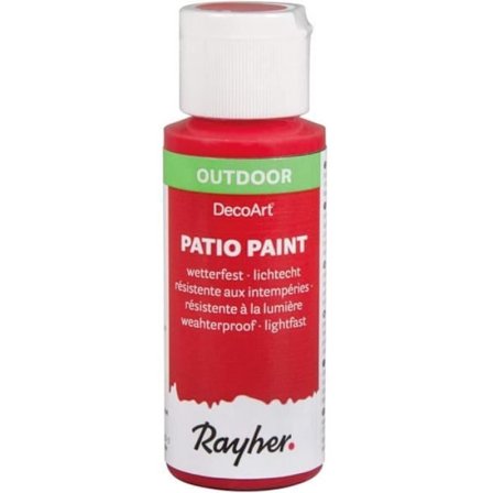 Rayher Hobby Rayher Patio Paint 59 ml Kirsebær rød - 38610286