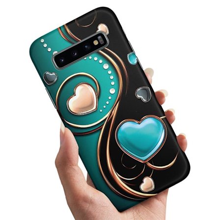 Samsung Galaxy S10 Plus - Skal/Mobilskal Hjärtan