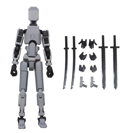 T13 Actionfigur, Titan 13 Actionfigur, Robot Actionfigur, 3D-trykt Action, 50 % tilbud -