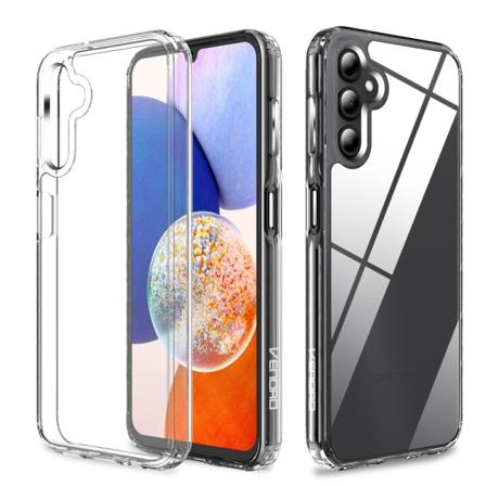 Elegant Choise phone case för Samsung Galaxy A14 5G Stötsäkert mjukt TPU- cover, genomskinligt