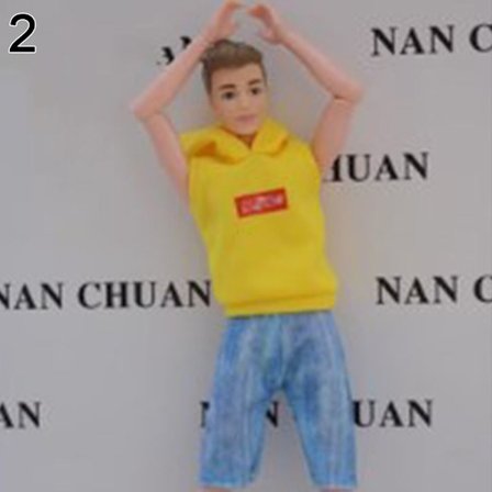 32 cm Dockkläder Jeans Denim 2 2