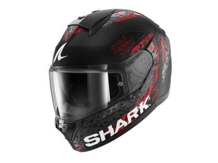 Integralhelm Shark Ridill 2 Speed-Vib Schwarz/Anthrazit/Rot S