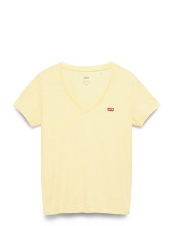 Perfect Slub Vneck Mood Yellow Yellow Levi's