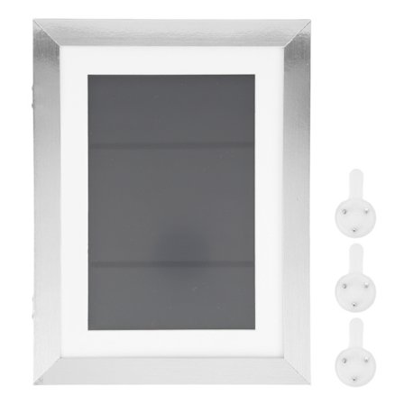 Lasten taidekehykset DIY taideteoskuva edestä avattava kehys lasten piirustusten esittely hopea