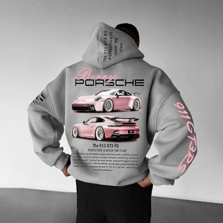 Porsche 911 Hoody Auto Print Hoodies Unisex-WELLNGS stil 5 2XL