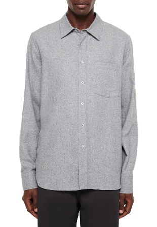 ELVINE Rodrik Skjortor Herr Grå S