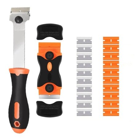 Dobbeltsidet skraber Med plast håndtag blad