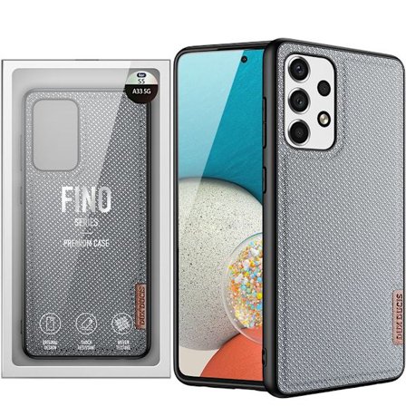 Nylonbelagt Dux Ducis Fino deksel til Samsung Galaxy A73 blå