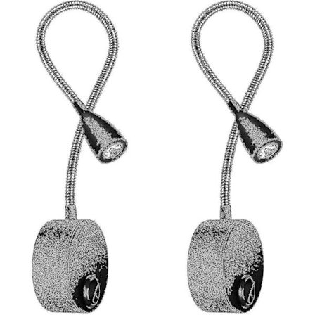 Nattbord Vegglampe 2-pakks Lys Vegglampe Led Leselys Svanehalslampe