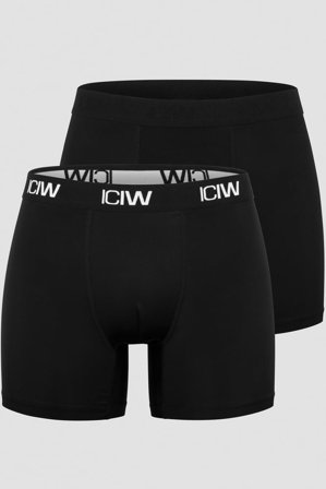 ICANIWILL - Sport Boxer 2-pack Black - Heren - sportkleding van ICIW
