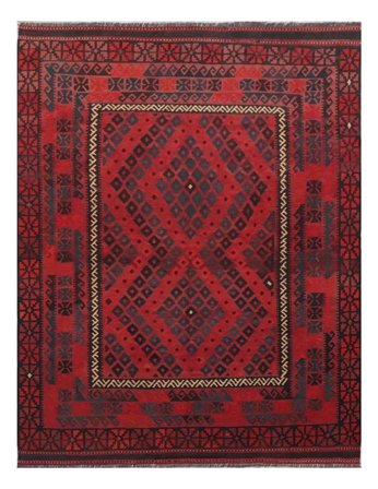 Tapis D'orient Kilim Maimane 203X264 (Laine, Afghanistan)