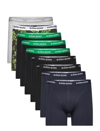 Cotton Stretch Boxer 9P Black Björn Borg