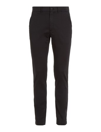 Sateen Stretch Slim Chino Black Calvin Klein