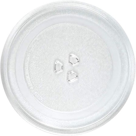 Glasplattform för mikrovågsugn universell lämplig, ca 24,5 cm