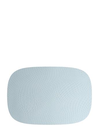 Karim Rashid Aqua Dækkeserviet 95% Genbrugslæder 1 Stk 45,0X30,6 Cm Home Textiles Kitchen Textiles Placemats Blue Aida