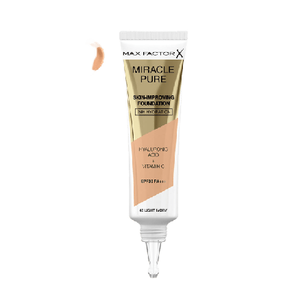 Max Factor Miracle Pure Foundation Unisex Beige 30
