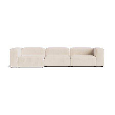 Milo XL chaiselong sofa, venstrevendt | 360cm - Loop Creme - 360x130x72 - Sofa, chaiselong