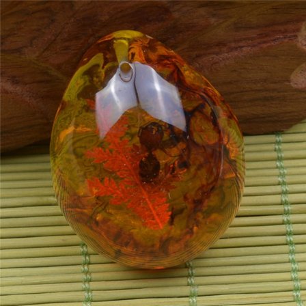 Perhonen, meripihkan kivi, hyönteinen Spcimen riipus ANT ANT