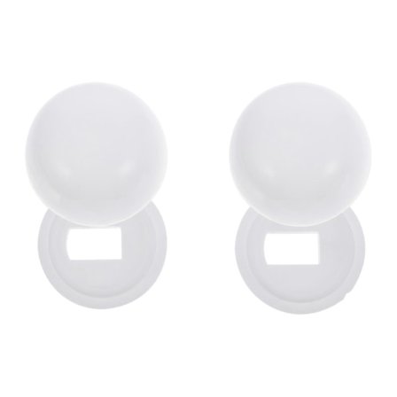 2 paria WC-ruuvin suojuksia WC-pultin suojuksia WC-istuimen kansia WC-saranapultin ruuvi