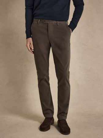 John Henric Men's Braune Chinos Slim Fit Size 28