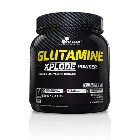 L-glutamin Olimp Sports Nutrition Glutamine Xplode, 500 g, Citrus - Bodyman.dk
