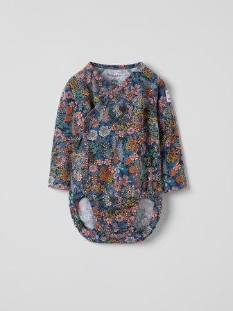 Polarn O. Pyret - Wrapover body LIBERTY - 68 - Childrenswear - blue